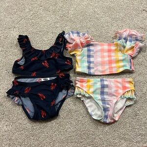 Two 2T bikinis in excellent condition!